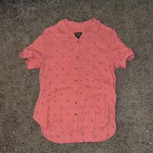 Abercrombie light red top!